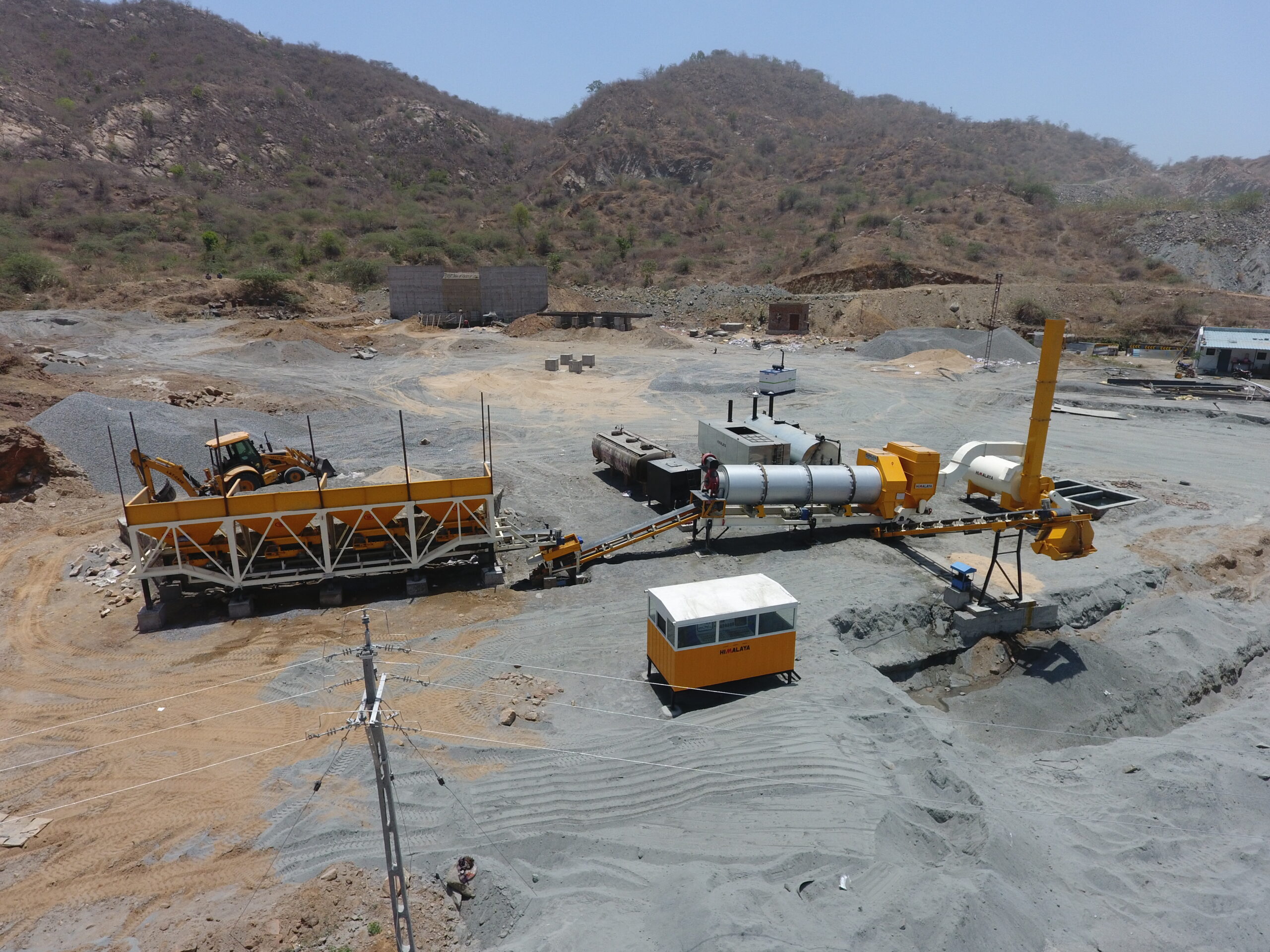 Hot Mix Plant Manufacturer India | Himalaya Drum Mix Plant