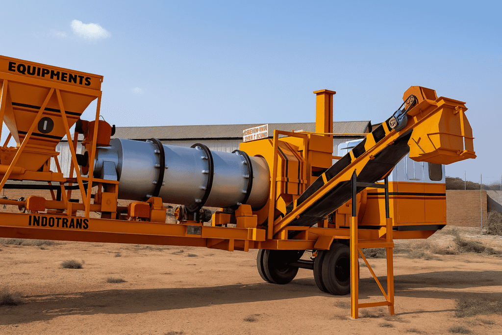 Mobile Asphlat Drum Mix Plant(20-30 Tph)