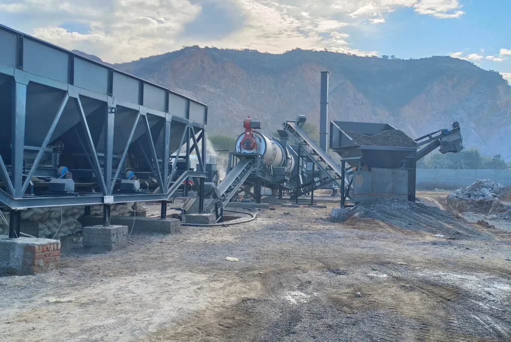 asphalt drum mix with RAP system