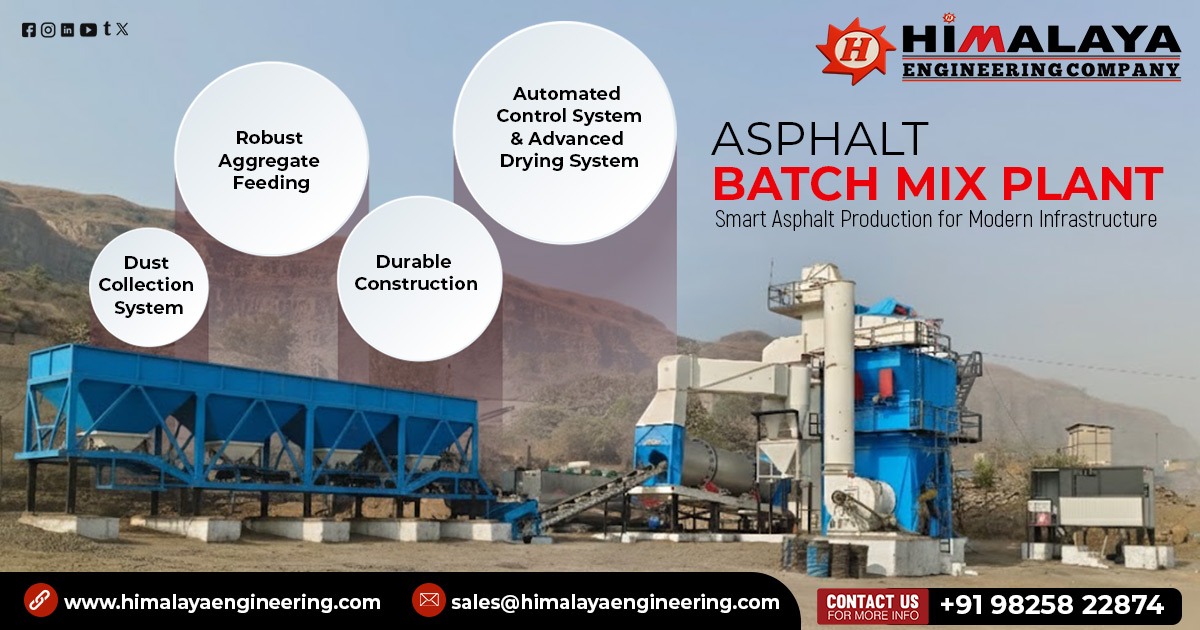 Asphalt Batch Mix Plant in Maharashtra