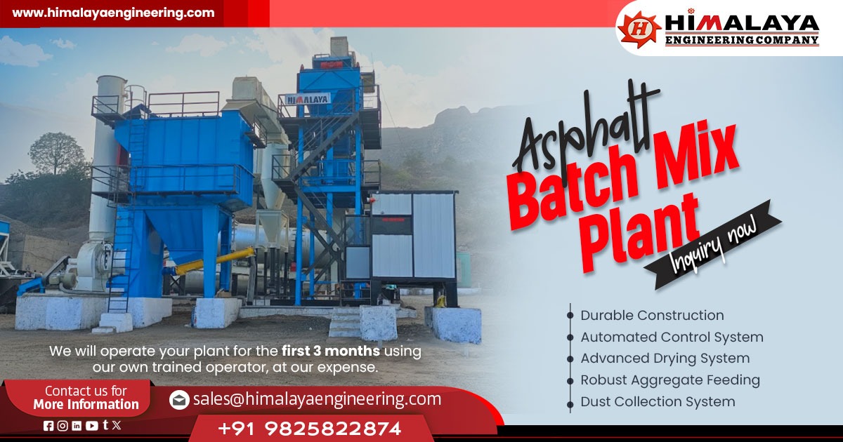 Asphalt Batch Mix Plant in Madhya Pradesh