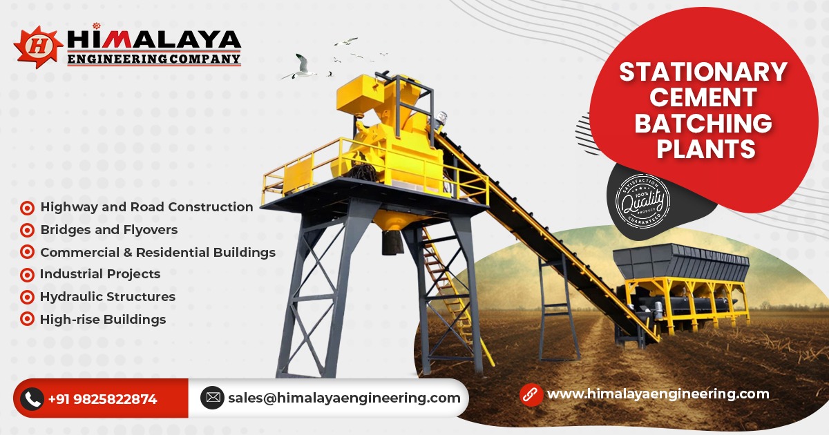 Stationary Cement Batching Plants in Maharashtra