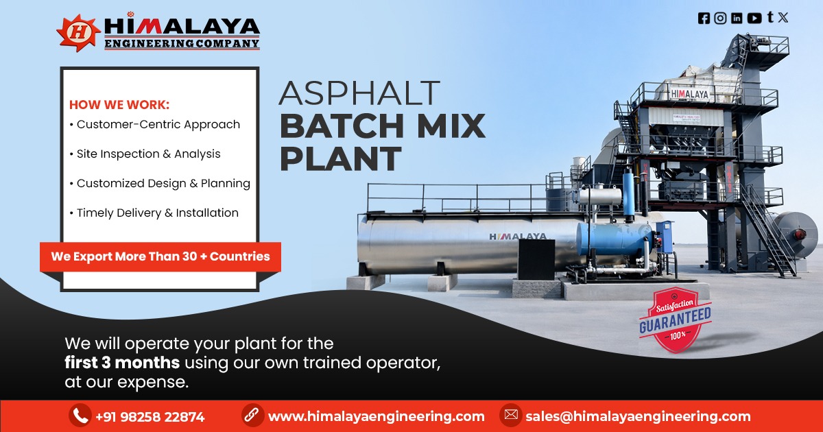 Asphalt Batch Mix Plant in Tamil Nadu