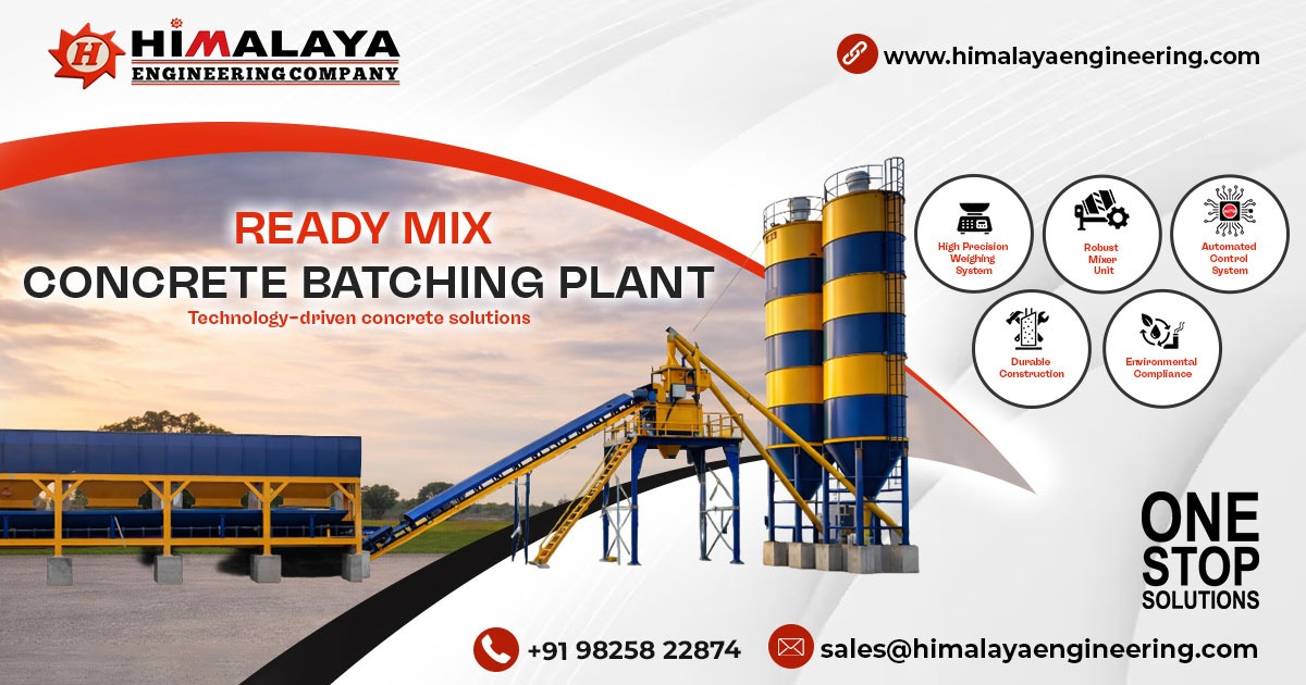 Ready Mix Concrete Batching Plant in Gujarat