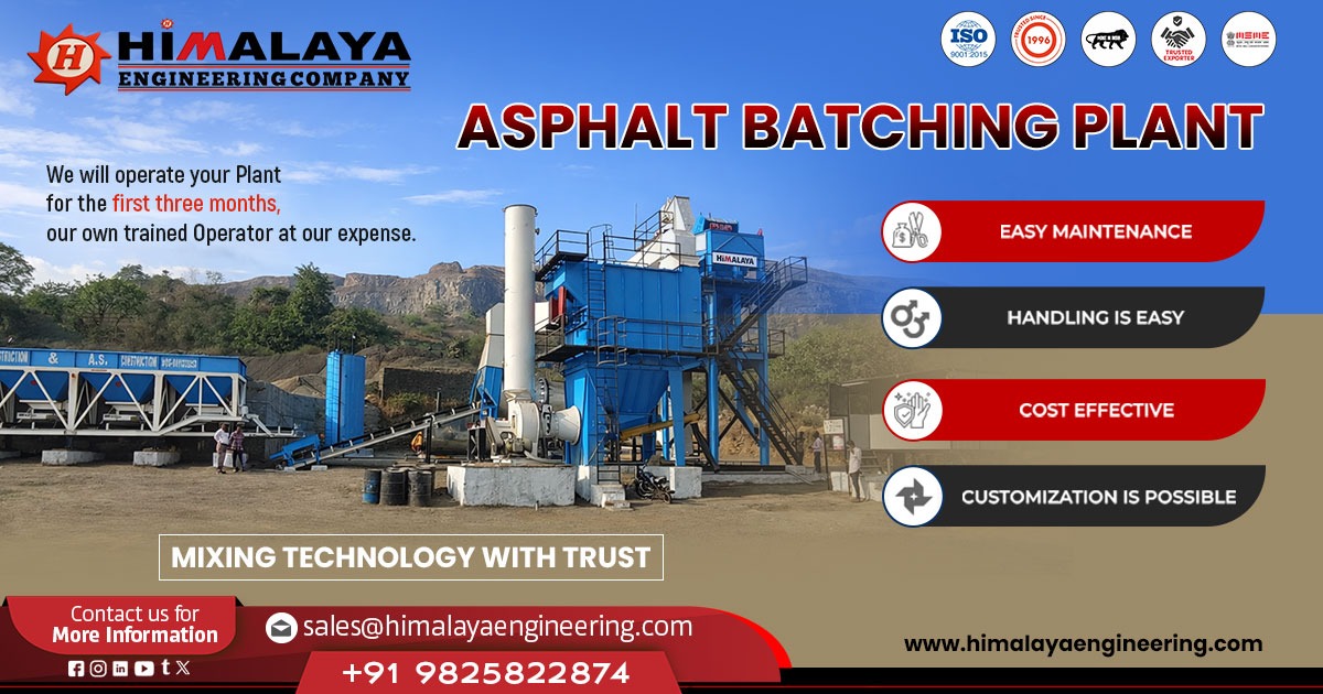 Asphalt Batching Plant in Gujarat