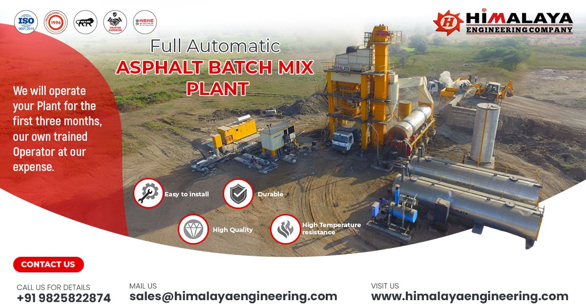 Fully Automatic Asphalt Batch Mix Plant in Andhra Pradesh