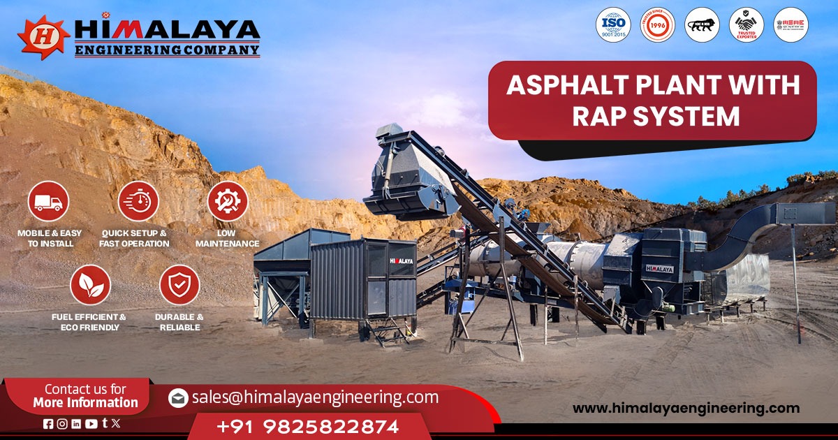 Asphalt Plant with RAP System in Madhya Pradesh