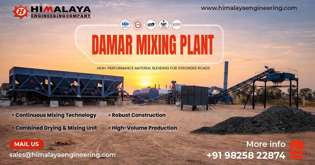 Damar Mixing Plant in Chhattisgarh