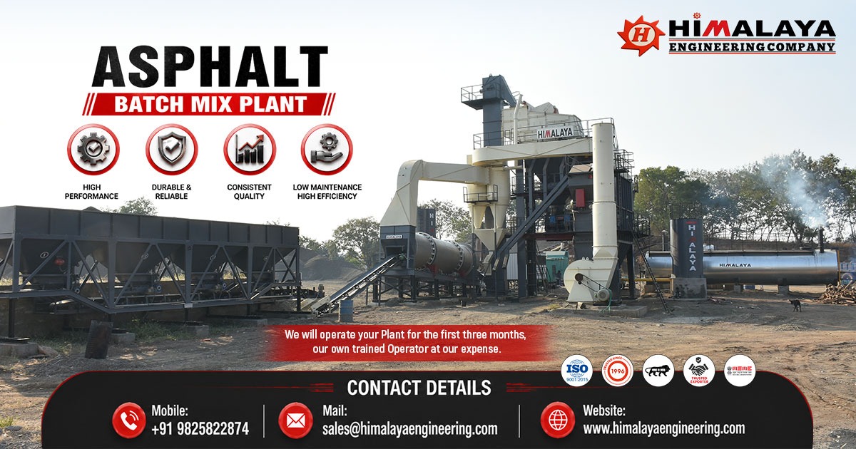 Asphalt Batch Mix Plant in Uttar Pradesh