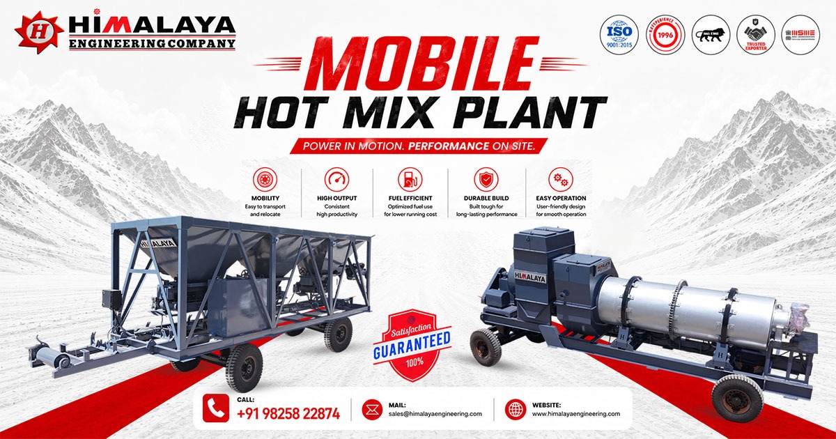 Mobile Hot Mix Plant in Manipur