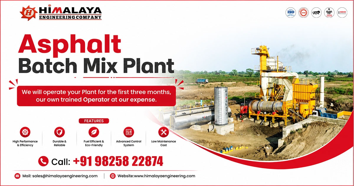 Asphalt Batch Mix Plant in Bihar