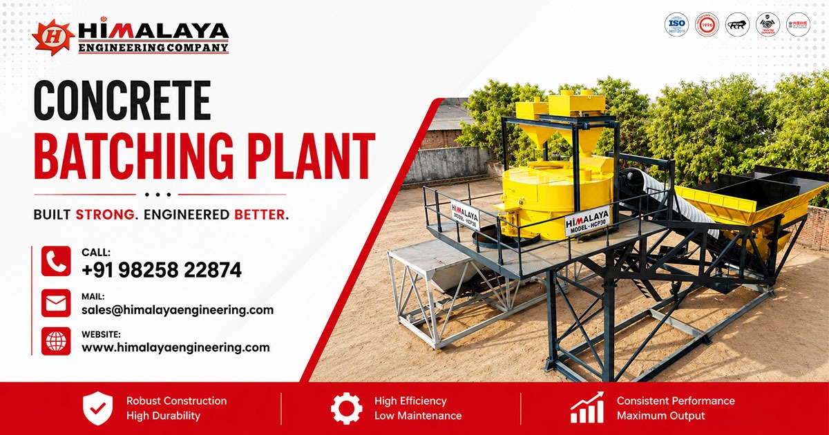 Concrete Batching Plant in Maharashtra