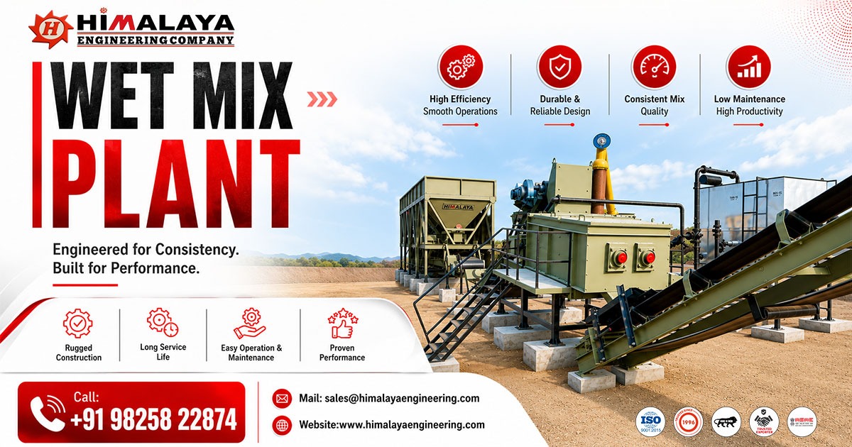 Wet Mix Macadam Plant in Rajasthan