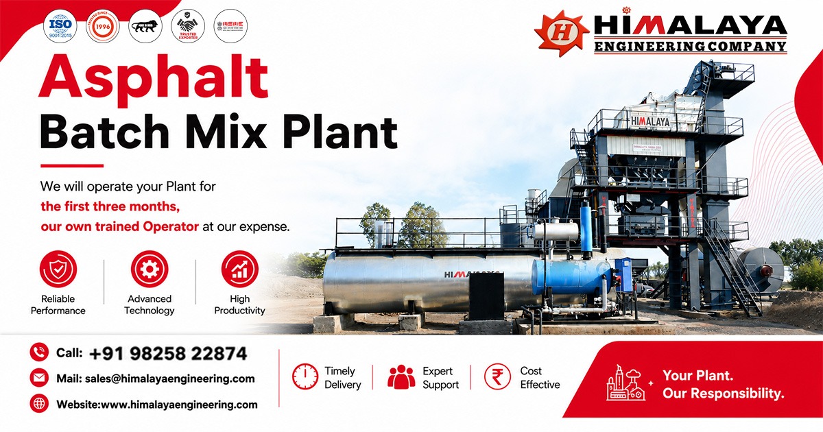 Asphalt Batch Mix Plant in Bihar
