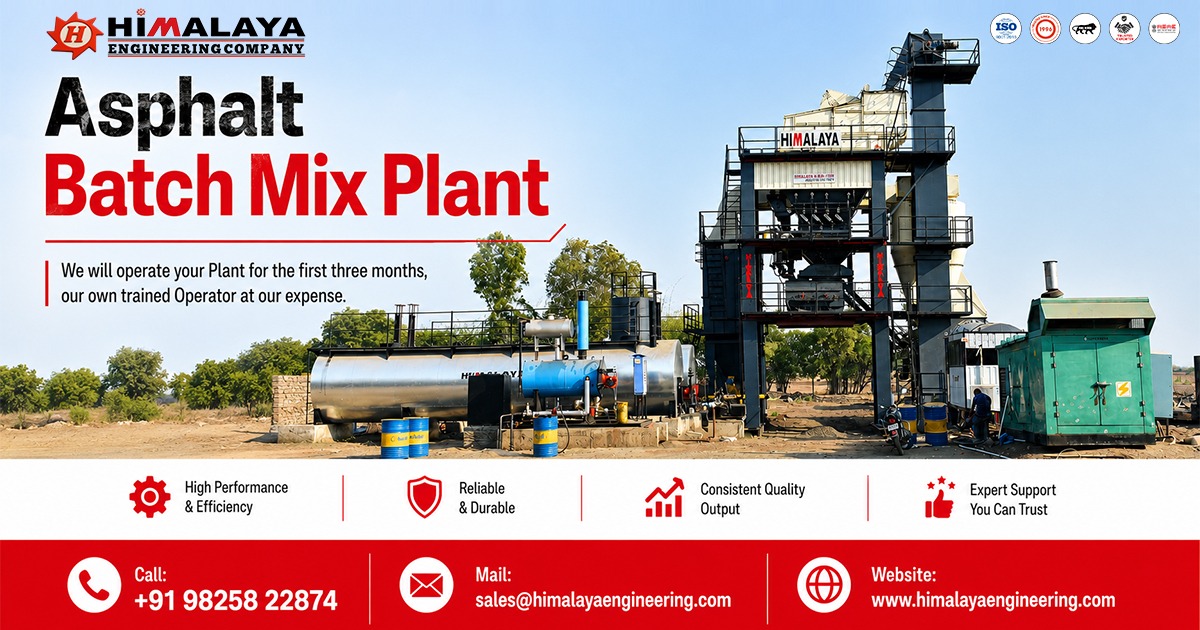 Asphalt Batch Mix Plant in Haryana