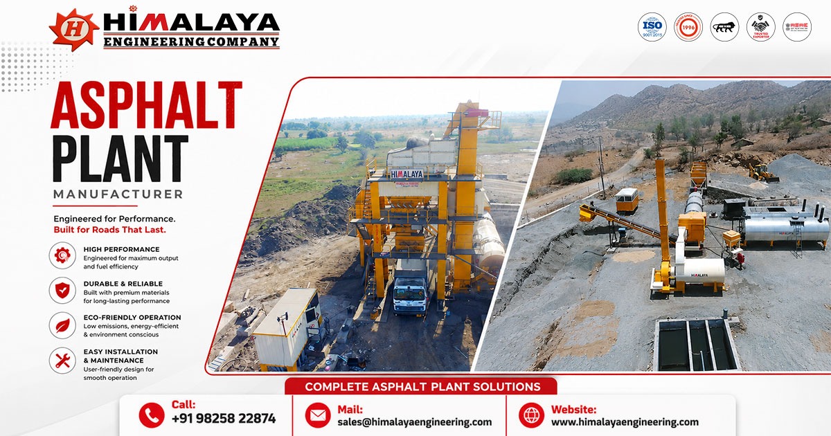 Asphalt Plant Manufacturer and Supplier