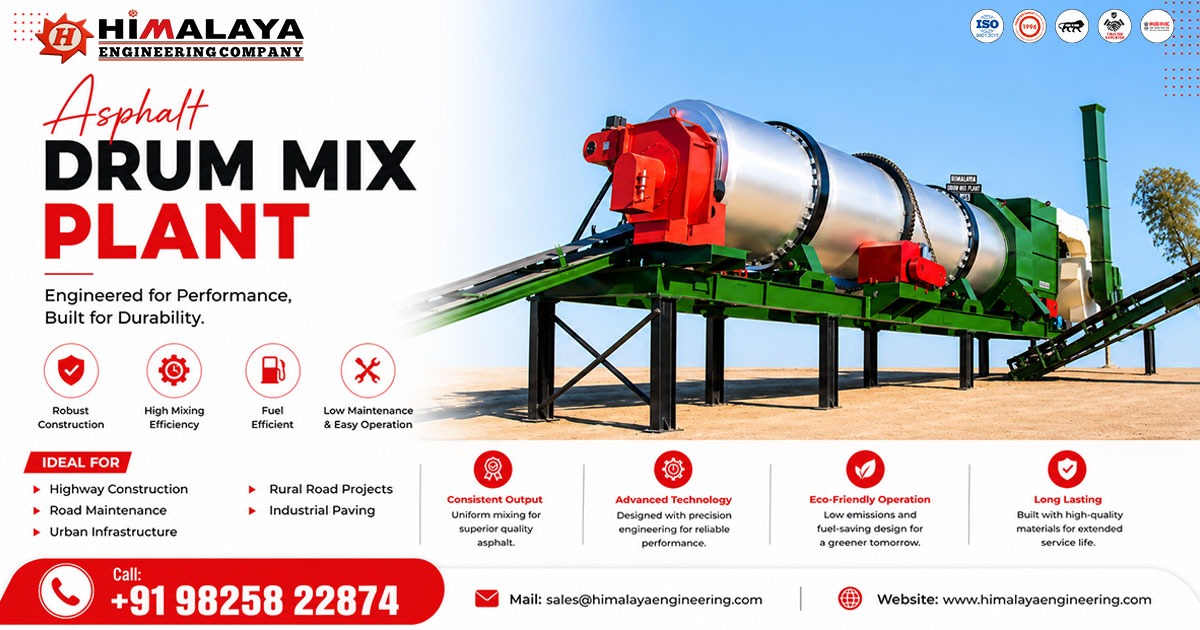 Asphalt Drum Mix Plant in Madhya Pradesh