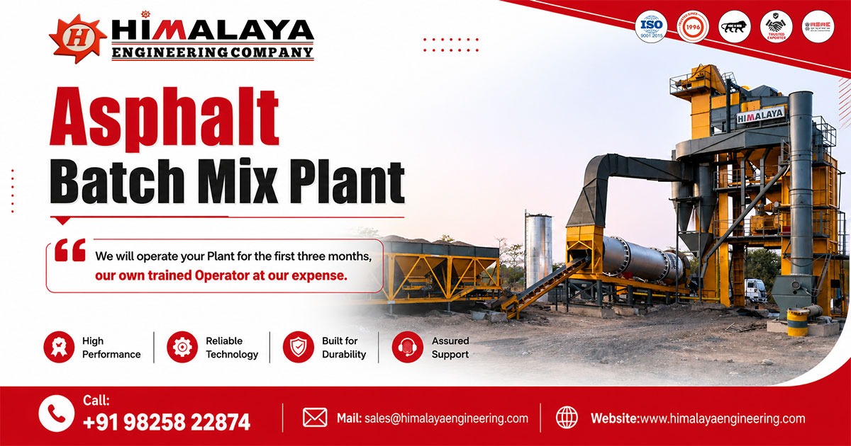 Asphalt Batch Mix Plant in Odisha