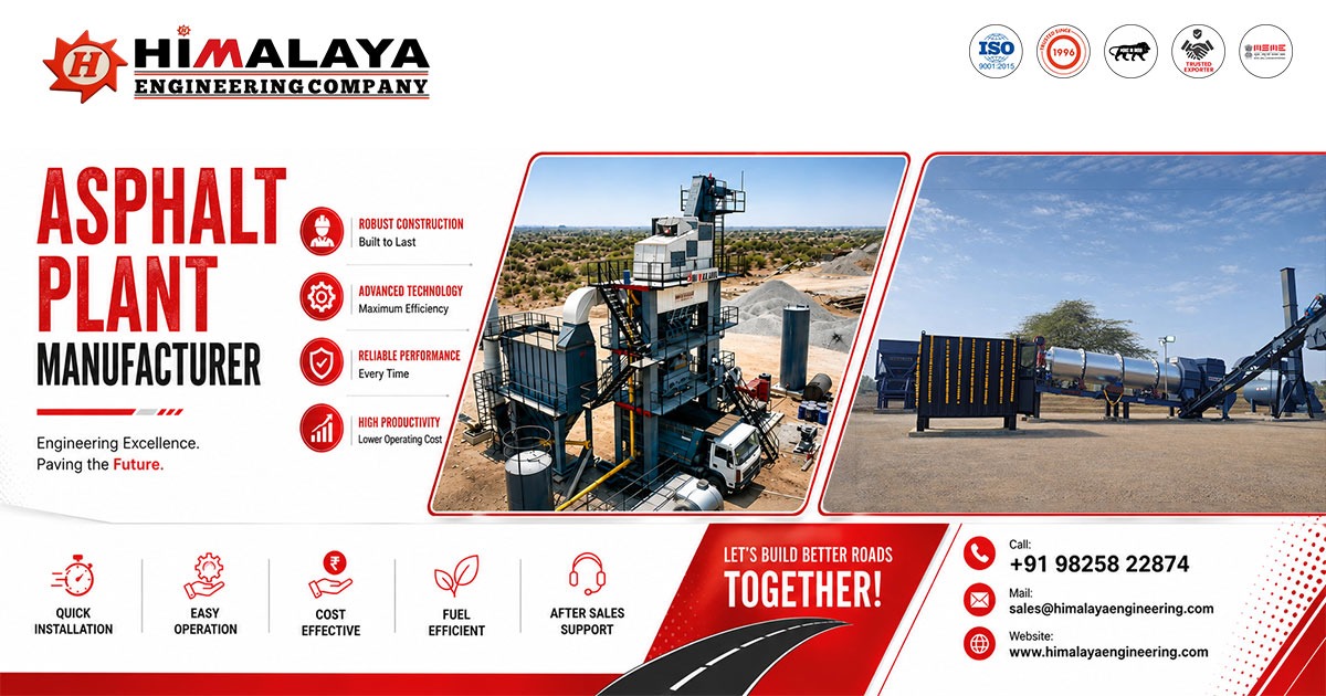 High-Efficiency Asphalt Plant Manufacturer