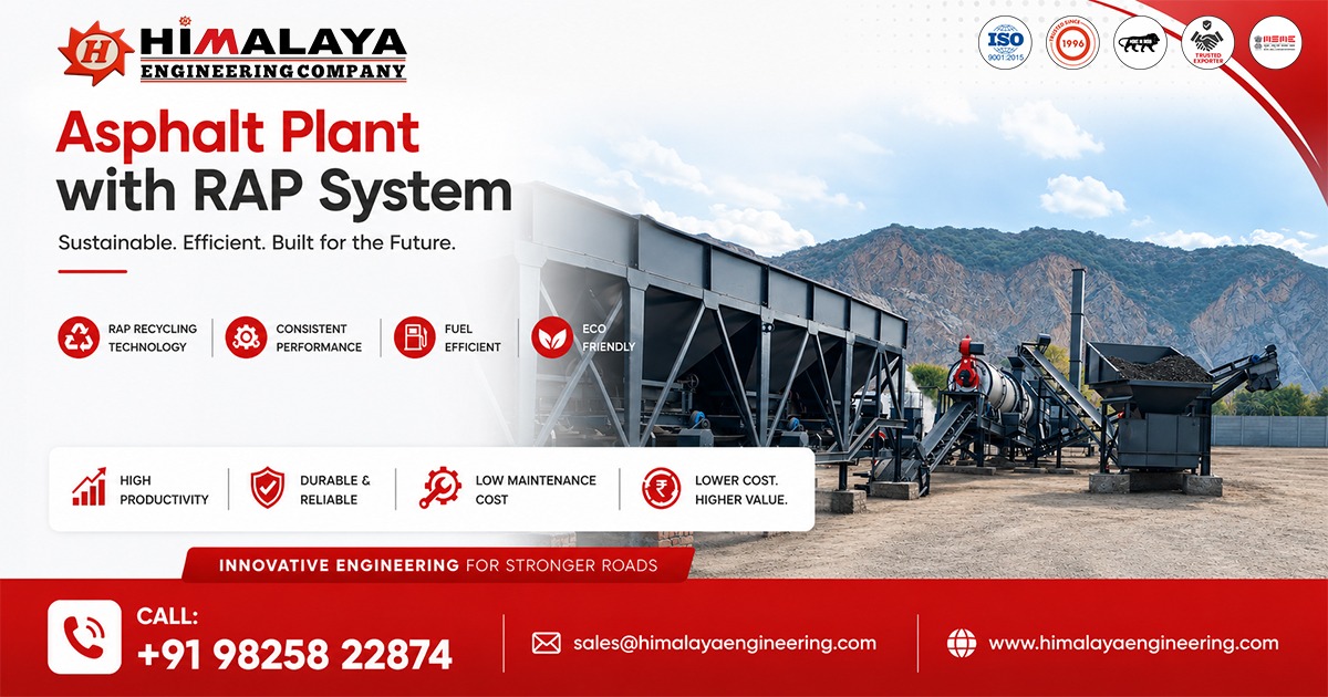 Asphalt Plant with RAP System Manufacturer
