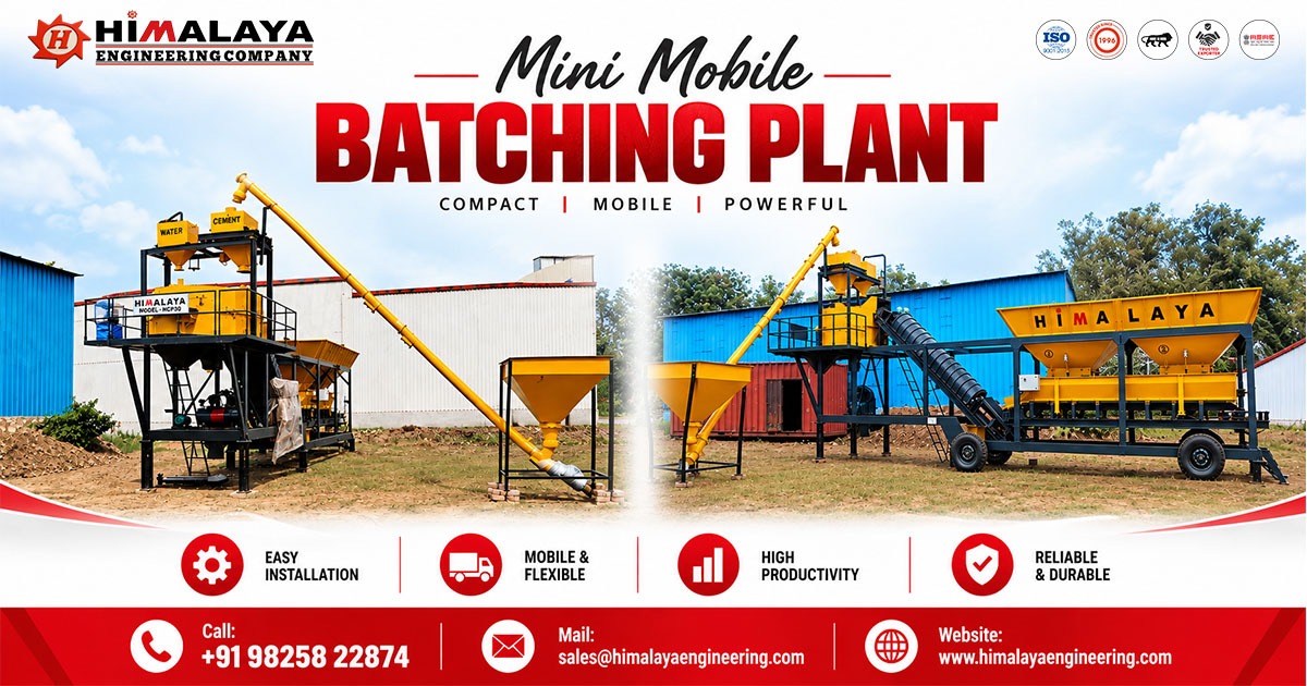 Mini Mobile Batching Plant Manufacturer