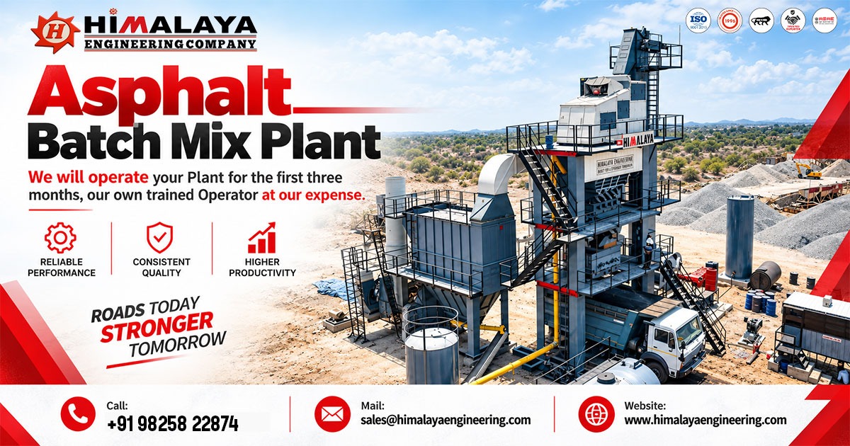 Asphalt Batch Mix Plant in West Bengal