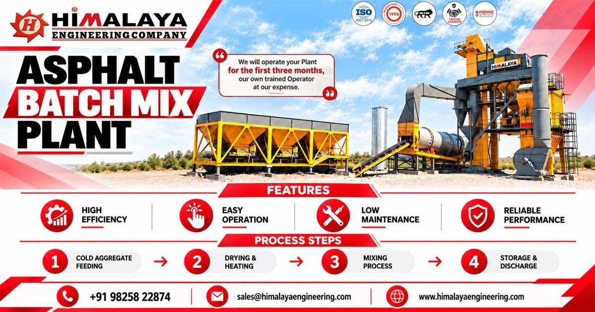 Asphalt Batch Mix Plants: Complete Guide to How It Works