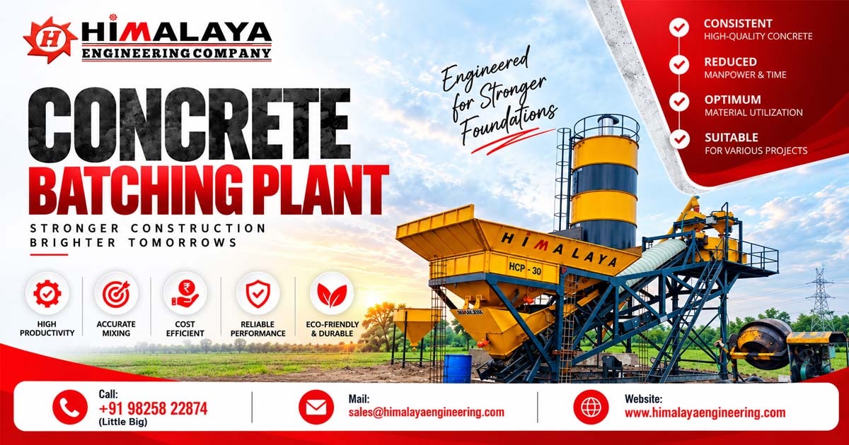 Top Concrete Batching Plant Manufacturer